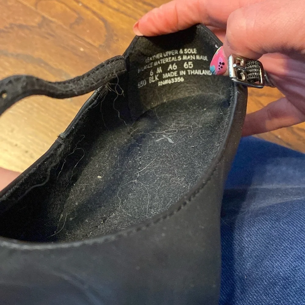 Black character/dance shoes - Picture 4 of 6